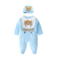 Thumbnail for Baby bear baby print long sleeve crawling suit