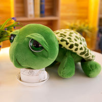 Thumbnail for Big-Eyed Turtle Plush Toy Small Tortoise Doll