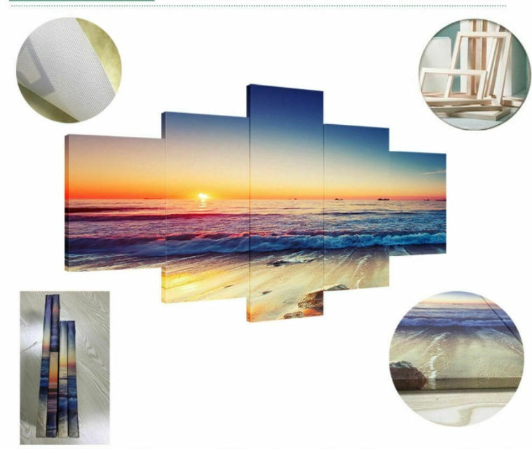 Piece Set Canvas Wall Art Print Poster Home Decoration