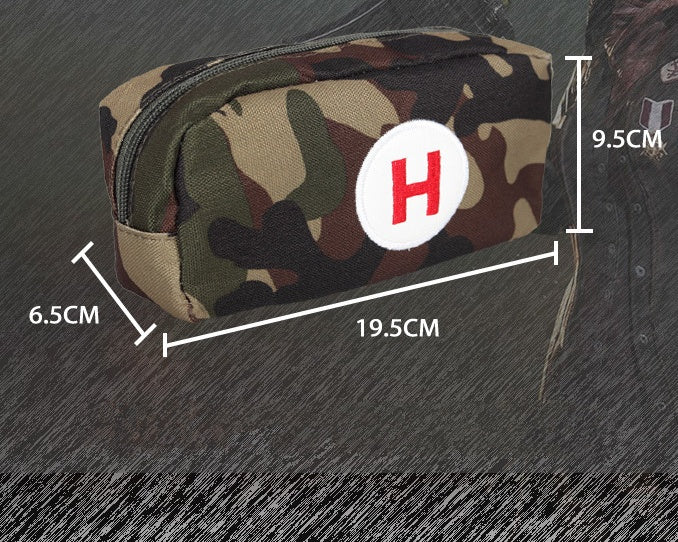 Camouflage first aid bag