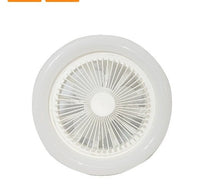 Thumbnail for 26cm Round Remote Control Ceiling Fan With E27 30W LED Lamp Hanging Fan Home Room Office Air Cooling Fan Light