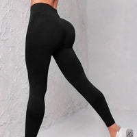 Thumbnail for High Waist Seamless Yoga Pants Women's Solid Color Dot Striped Print Butt Lifting Leggings Fitness Running Sport Gym Legging Outfits