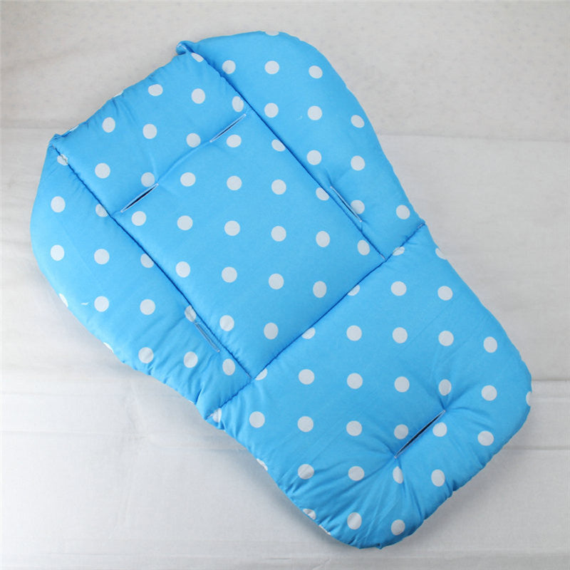 Baby Infant Stroller Seat Pushchair Cushion Cotton Mat Rainbow Color Soft Thick Pram Cushion Chair BB Car Seat Cushion