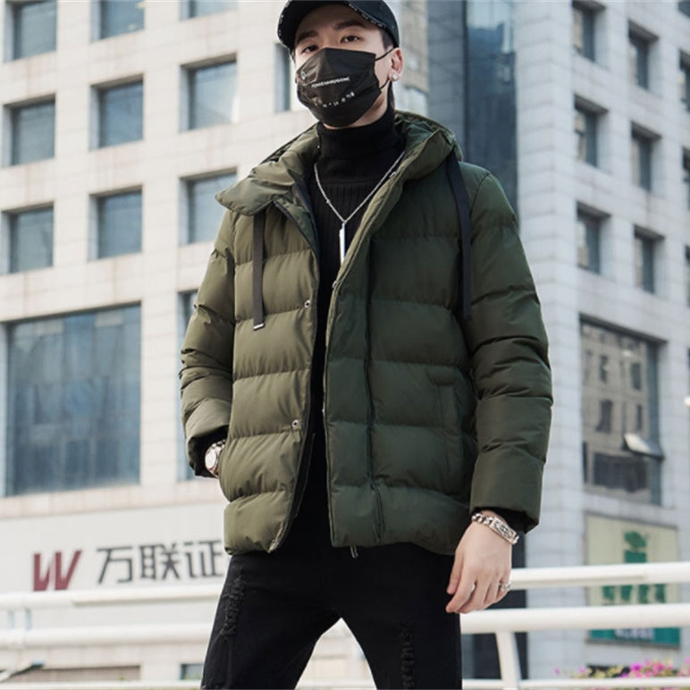 Men's Winter Fleece Padded Jacket Thick Heating Clothing