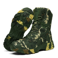 Thumbnail for Men's Camo Outdoor Casual High Top Tactical Military Boots