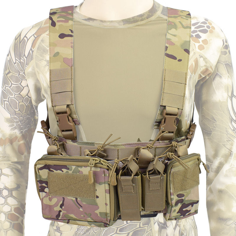 Outdoor Military Fan Tactical Bellyband Multifunctional Tactical Vest