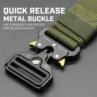 Thumbnail for Military Tactical Belt Heavy Duty Security Working Utility Nylon Army Waistband