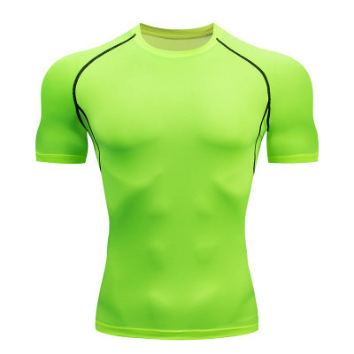 Solid color quick-drying bottoming short sleeve