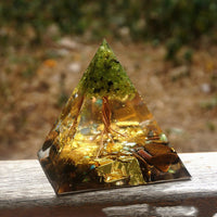 Thumbnail for Pyramid Decoration Natural Crystal Gravel Energy Tower