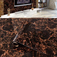 Thumbnail for Imitation Marble Pattern Waterproof And High Temperature Resistant Kitchen Furniture Renovation Wallpaper