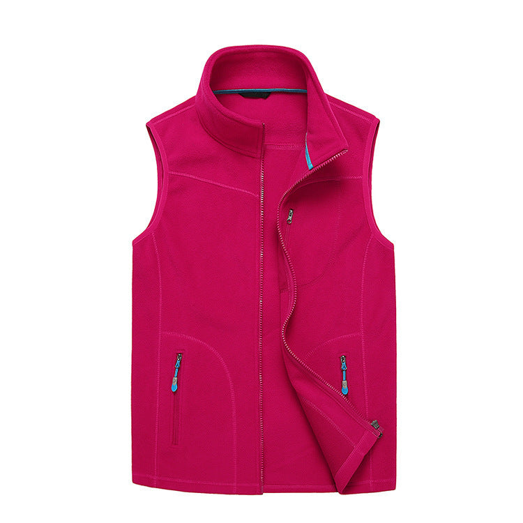 Outdoor Fleece Vest Couple Style Outerwear Jacket