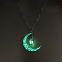 Thumbnail for Glow In the Dark Moon Necklace