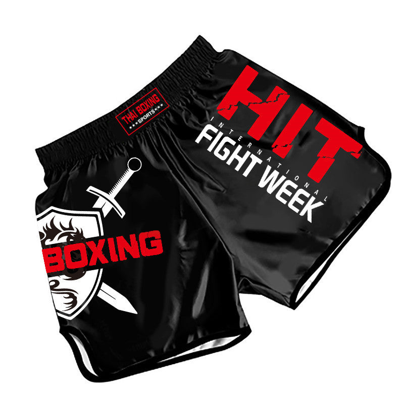 Boxing Sanda Training Fighting Shorts Male