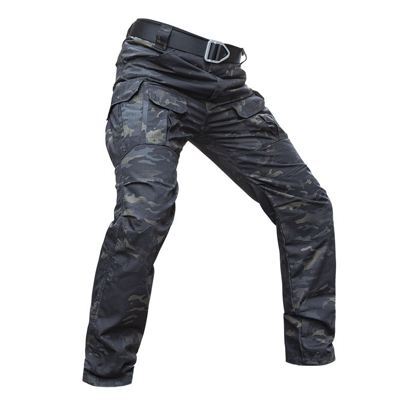 Spring And Autumn Waterproof Multi-pocket Sports Loose Tactical Casual Pants