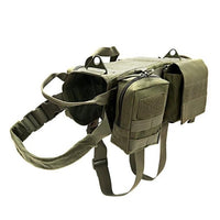 Thumbnail for Ihrtrade Tactical Dog Harness Molle System Vest Adjustable Military