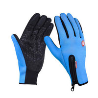 Thumbnail for Winter Gloves Touch Screen Riding Motorcycle Sliding Waterproof Sports Gloves With Fleece