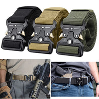 Thumbnail for PREMIUM Men Casual Military Belt Tactical Waistband Rescue Rigger Nylon Belt USA